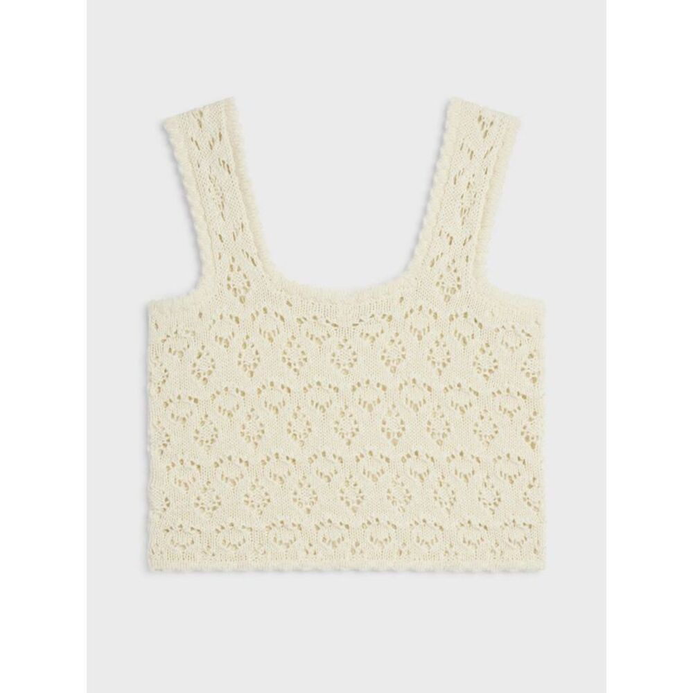 Celine Top Woman White